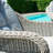 Balcom 8 Seat Round Rattan Fire Pit Dining Set - with Lazy Susan