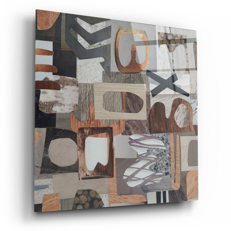  «Safari Camp Serengeti 2» par Coco Good, art mural en verre acrylique, 12 po x 12 po