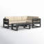 Ensemble de conversation modulaire 5 pièces avec coussins Sunbrella Smith-1522141815-1542845251