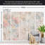 Papier peint floral - Jardin aux tons doux-729797664