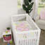 Drap-housse pour lit de bébé 100% coton NoJo Floral Burst
