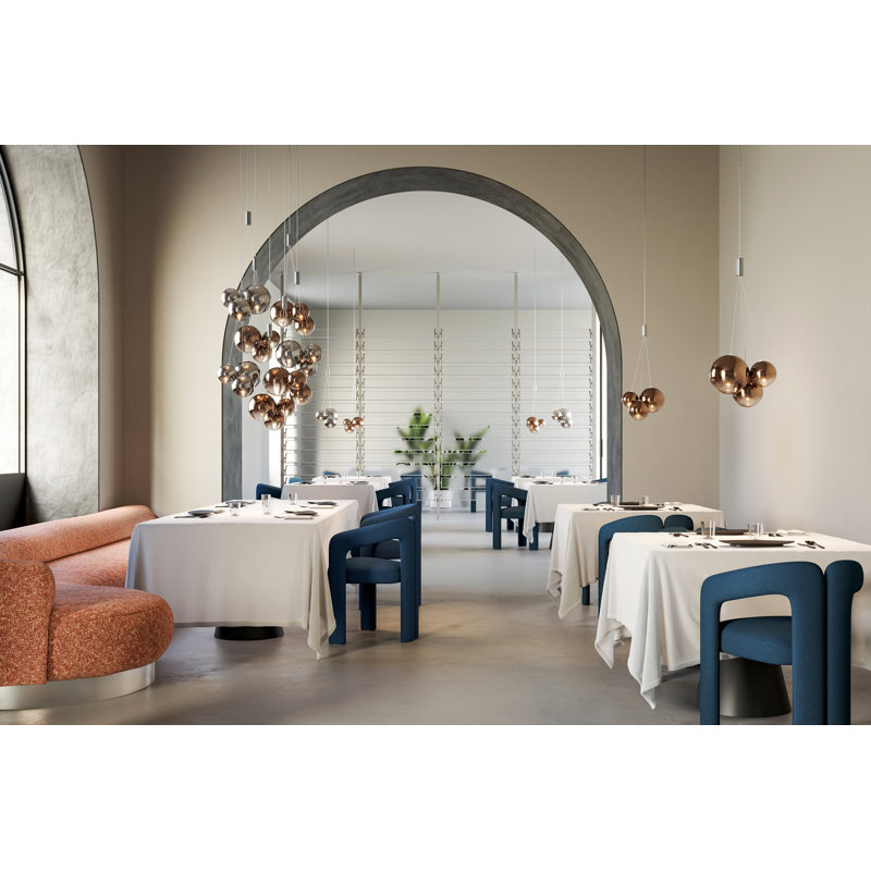 Lodes Random Suspension Lamp Low-V, Rose Gold