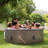 MSPA 120 Volt 6 Person 138 - Jet Vinyl Round Inflatable Hot Tub with Ozonator in Champagne Gold