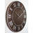 Sakisha Wood Collection Round Metal & Composite Wood Wall Clock 23 Inches