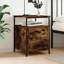 Dura 44cm W Iron Bedside Table-109785344
