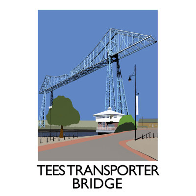 'Tees Transporter Bridge 2' by Richard O'Neil - Print