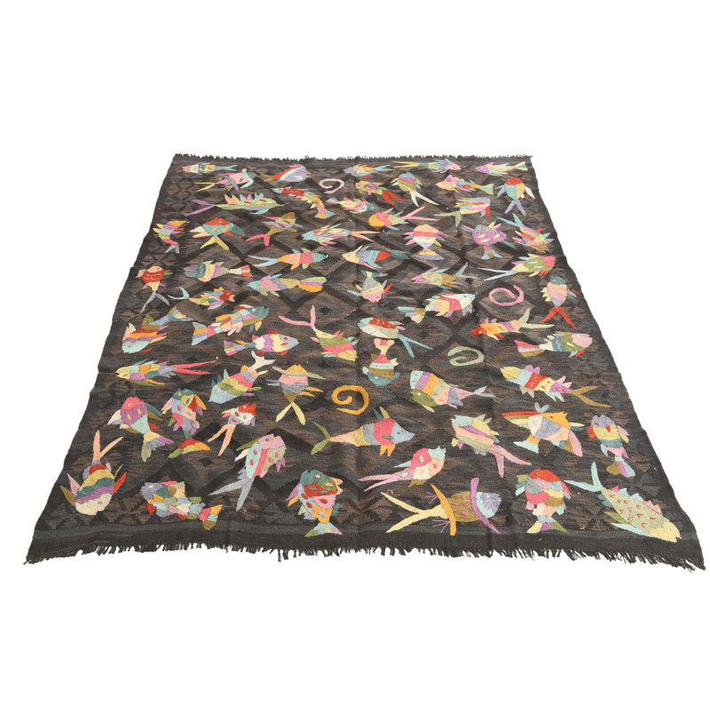Odell Dark Brown Rug