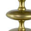 Lampe de table dorée et noire avec disque contemporain - Dia. 16 po x 30 po - Or, noir