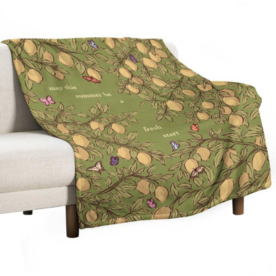  Tree Branches Luxury Flannel Throw Blanket, Soft Warm Fuzzy Blanket for Living Room Sofa Bed Home Decor