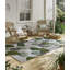 Floral Area Rug in Green/Gray/White-70210856