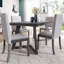 Kulyash 4 - Person Solid Wood Solid Wood Top Trestle Dining Set