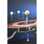 Art mural rectangulaire 19,5 "x 15,5" avec cadre, décoration pour le bureau de la chambre à coucher du salon