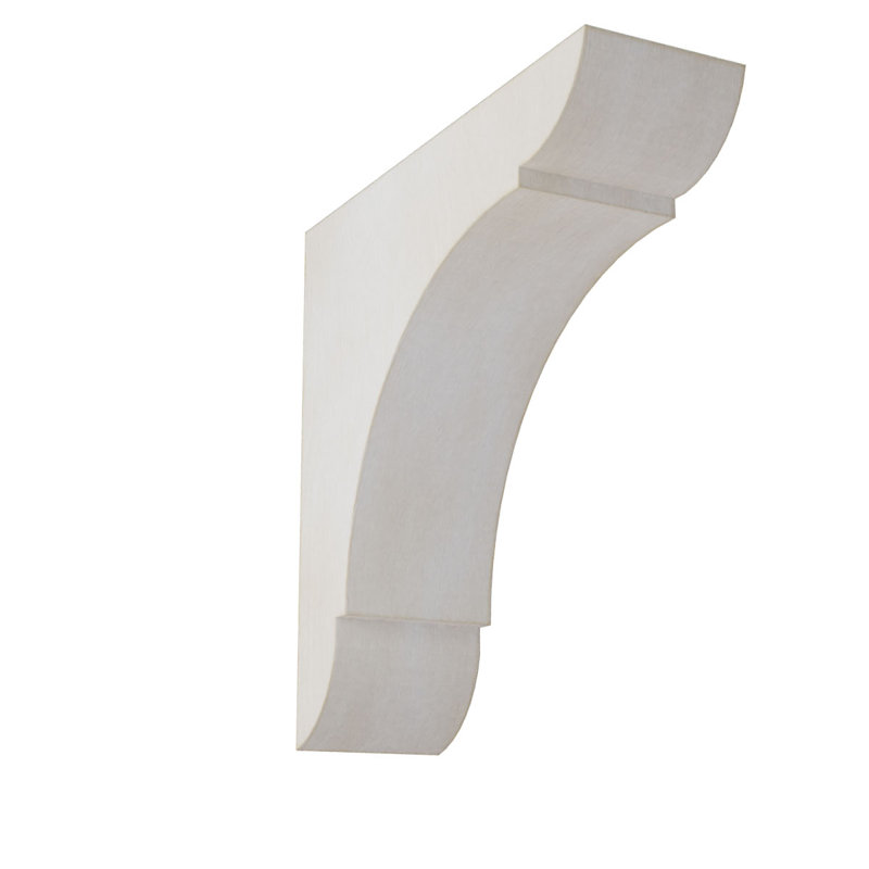 Support de décoration olympique en bois, H 6 po x l 1,75 po x P 6 po, Blanc craie cendré