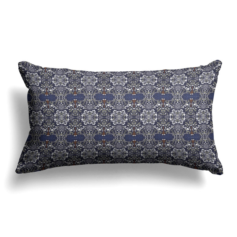 Coussin Shalimar, Bleu / blanc