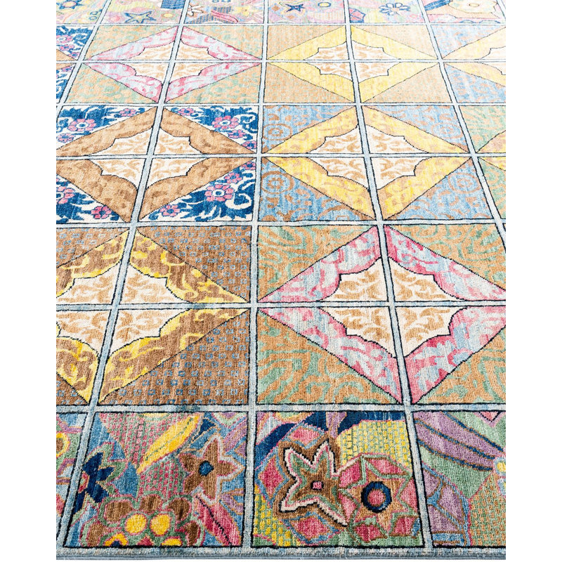Overyed One-of-a-Kind Rectangle 6'4" X 8'7" Hand Knotted Area Rug