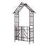Arche de jardin en métal avec barrière W58,07 * H97,24