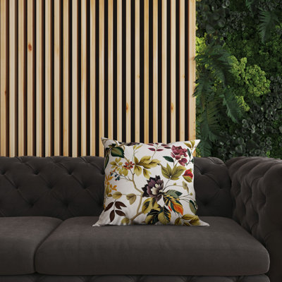 Indoor / Outdoor Floral Square Cushion