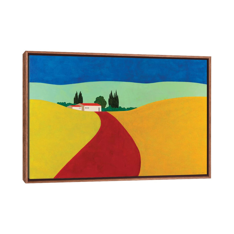 Ze'elim 2 by Itzu Rimmer - Print on Canvas, Classic Brown Wood Framed, 66.04 cm H x 45.72 cm W