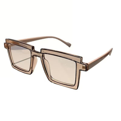 a Glasses Blue Light Color Block Glasses Fluorescent Color Contrast Glasses