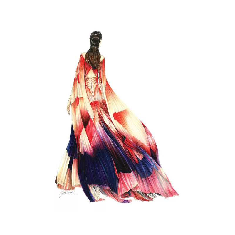 Iris Van Herpen Haute Couture 2019, H 26 po x l 18 po x 1,5 po