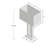 Modern Unique Glass Bubble Column Clean Rectangular Shade 1Pc Lamp Ambient Glow Nickel Led-525433709