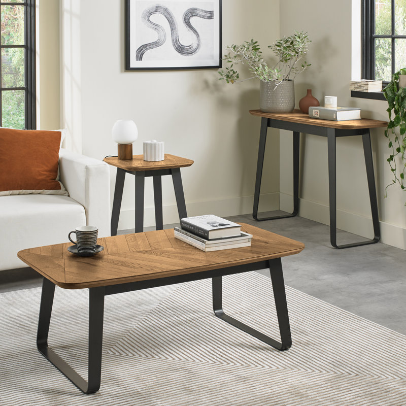 Airin 110cm Console Table, Brown