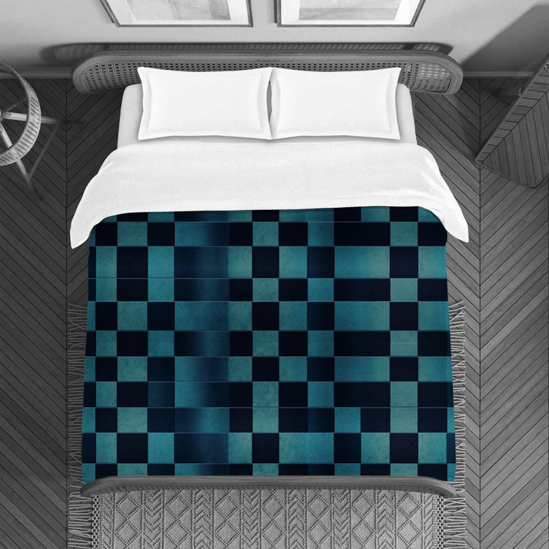 Checkered Duvet Cover, Twin Duvet Cover