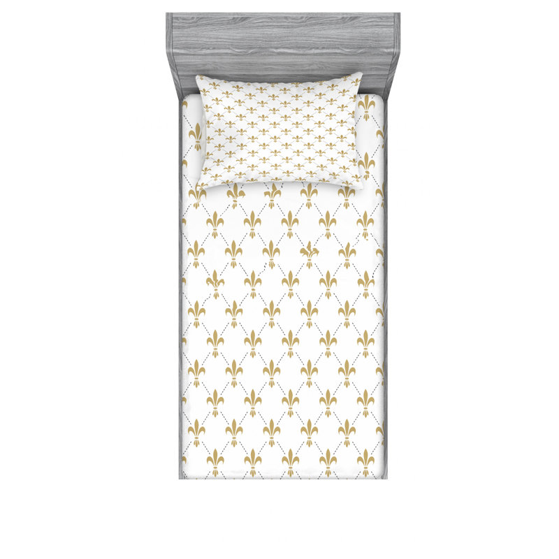 Microfiber Sheet Set, Twin Sheet Set with Fitted Sheet