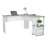 Aureliana L-Shaped Metal Base Writing Desk