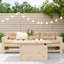 Novka Rectangular Solid Wood Outdoor Coffee Table - 100 cm W 50 cm D-1275654056