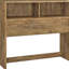Mango chambre à coucher complète de 3 pièces, tête de lit bibliothèque et tables de chevet, étagères ouvertes, bois d'ingénierie Scratch, tiroirs supérieurs verrouillables, charge, pièces de décoration contemporaine avec tête de lit, tables de chevet