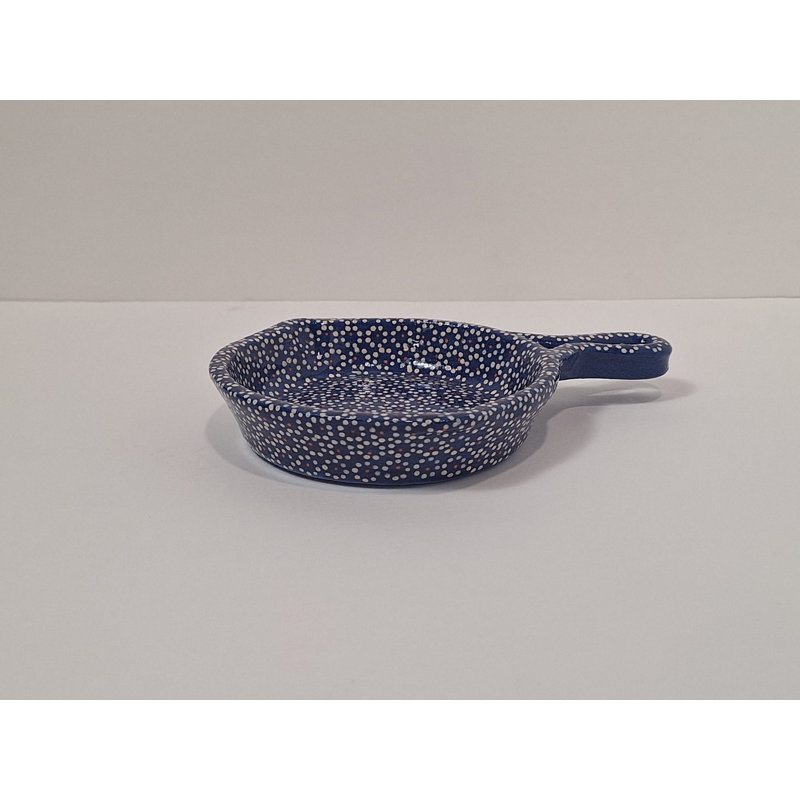 4" Clay Mini Frying Pan, Blue
