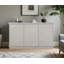 Buffet en bois exquis avec garniture gracieuse pour un rangement élégant-62597028