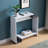 Contemporary Console Table with Open Shelves