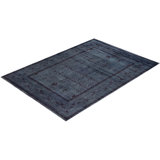 Izat One-of-a-Kind 6' 2" X 9' 1" Hand Knotted Area Rug