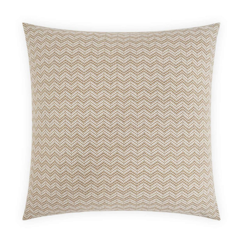 Cirrus Pillow Cover & Insert, Square 22", Tan