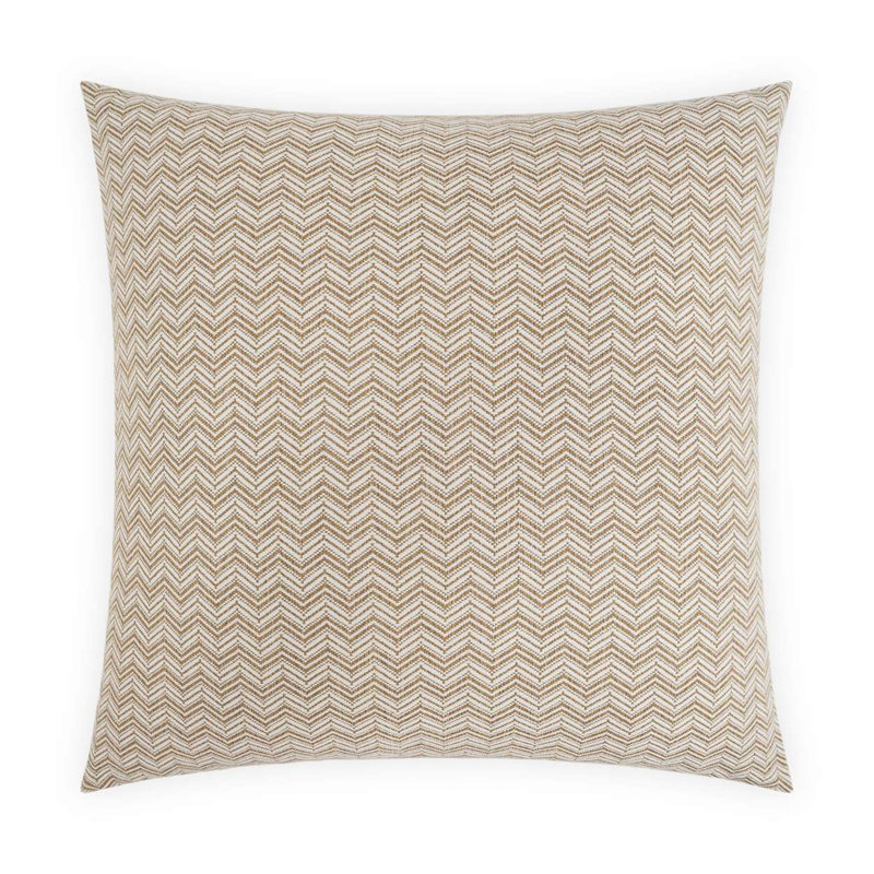 Cirrus Pillow Cover & Insert, Tan, Square 22"