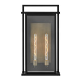 Langston Two-Tone Wall Mount Aluminum Outdoor Lantern