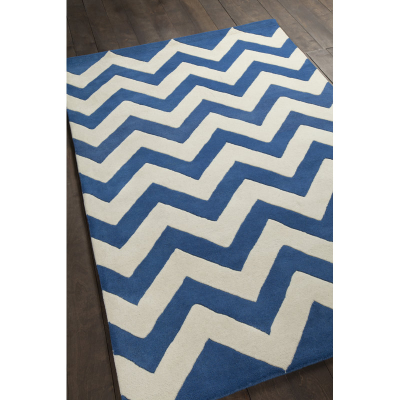 Tapis blanc en laine touffeté à la main Stonebridge, 7 pi x 10 po
