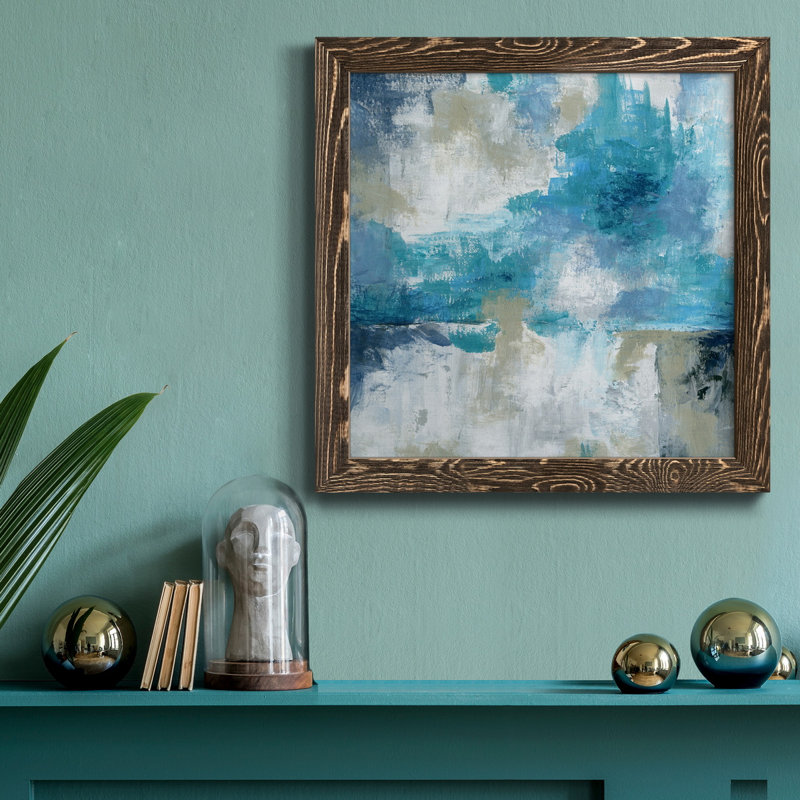«In Wine There Is Truth», art textuel sur toile, H 27,5 po x l 27,5 po x P 1,5 po, Noyer