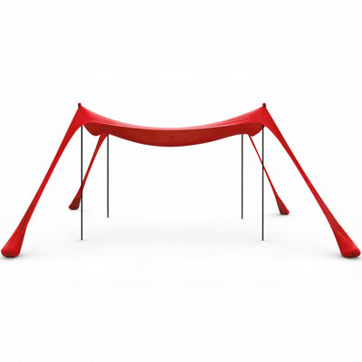 7.5 Ft. X 7.5 Ft. Easy Pop Up Beach Canopy Sun Shade UPF 50+ Protection with Windproof Stability Poles and Sandbags