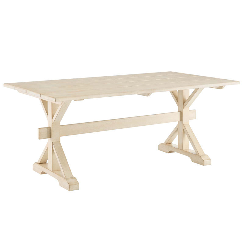 Modway Windchime 71" Wood Dining Table, Natural