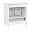 Meuble-lavabo 30 po avec lavabo en céramique Farmhouse-1471940035