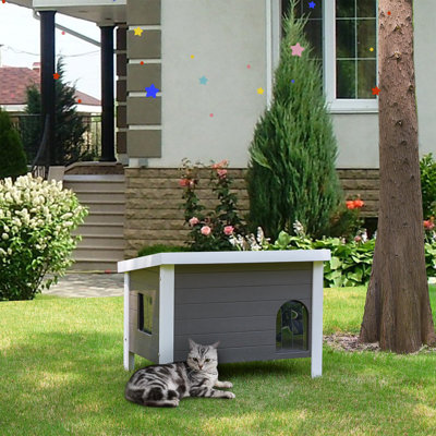 Grande maison d'extérieur pour chat, Cat Catio
