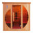 Sansheng® 2 Person Traditional Indoor Far Infrared Red Cedar Sauna With Recliner And Tempered Glass Door