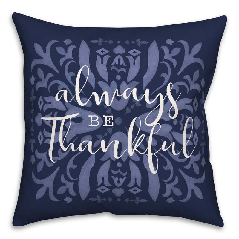 Floral Throw Pillow, 18" x 18"