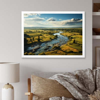 " Green Blue Illinois Landscape "