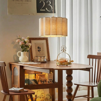 Luminaires suspendus géométriques 1 lumière beige