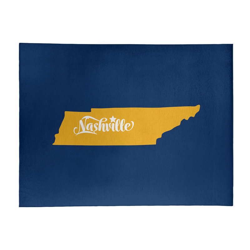 Tapis de l’de la nashville sports, Rectangle 8 pi x 10 pi