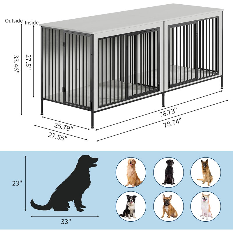 Furniture Style Crate, White